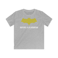 Batgirl Is A Librarian Kids Softstyle T-Shirt